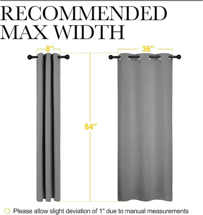 NICETOWN Thermal Insulated Grommet Blackout Curtains - Image 6