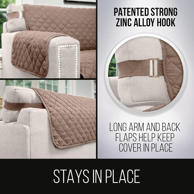 Sofa Shield® Couch Slip Covers for Dogs, Reversible Furniture Protector - Image 4