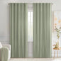 MIULEE Sage Green Back Tab Blackout Curtains 72x84 Inch Length 2 Panels Set | by MIULEE