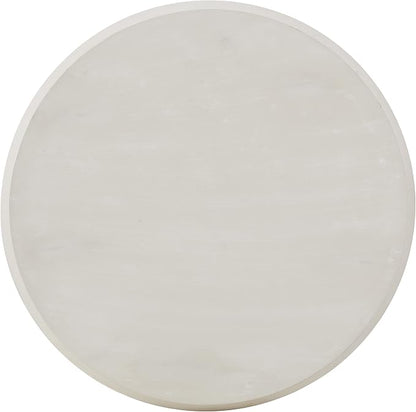 Powell Round Top Shanice Oar Coastal Blue and White Side Table - Image 17