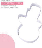 Cookie Cutter Kingdom, Christmas Cookie Cutters, Cookie Cutters Shape, Mold for Cakes Biscuits and Sandwiches (Christmas Snowman)