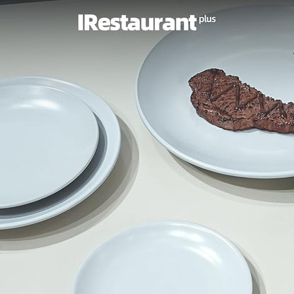 Stoneware Coupe Commercial Grade Dinnerware, Matte White Plate 11.25", Case of 12