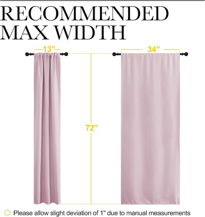 NICETOWN Blackout Curtains for Living Curtains, Room Darkening Draperies Window - Image 7
