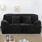 vctops 4 Seater Velvet Plush Stretch Sofa Slipcover 1-Piece Sofa Cover by vctops