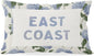 Coastal Decor, Hydrangea Floral East Coast Throw Pillow Lumbar Gifts by Unknown