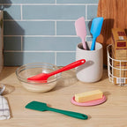 GIR: Get It Right Silicone Spatula for Cooking, Baking, Scraping, and Mixing - Non-Stick & Heat Resistant Kitchen Spatula - 11 Inch, Red - Silicone Cooking Utensils