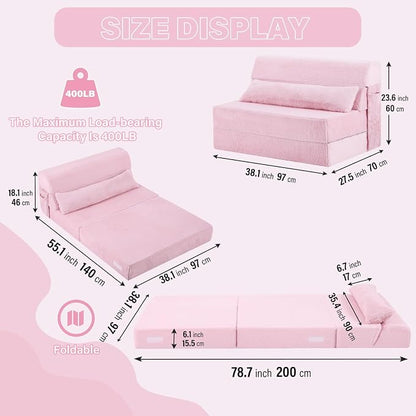 Tiita Convertible Folding Sofa Bed Twin Size - Image 2