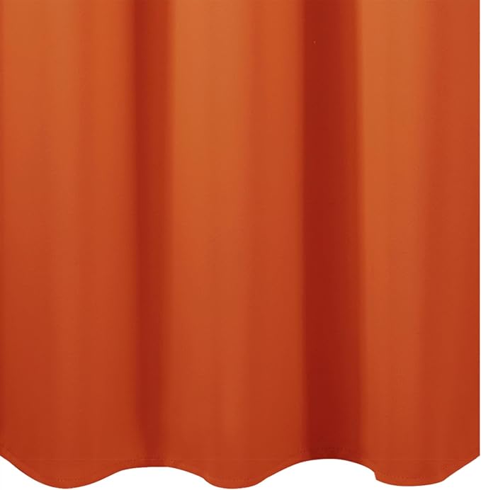 Blackout Curtains 52 x 120 Inch Long Orange Curtains Set of 2 Panels Room - Image 8