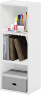 Furinno Pasir 3-Tier No Tool Assembly Open Shelf Bookcase by Furinno-FitsYourSpaceFitsYourBudget