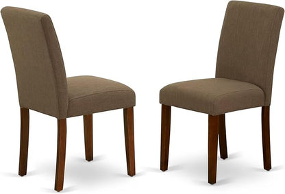 East West Furniture ABP3T18 Abbott Parson Dining Chairs - Image 4