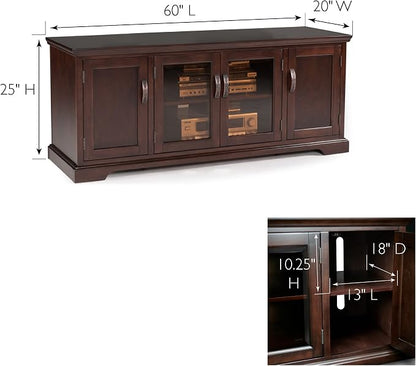 Leick Home 81360 Iverson Three Door TV Stand - Image 3