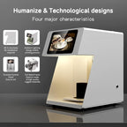 Coffee Latte Art Machine - 5-Second Custom Coffee Printer for Lattes, Breads & Cookies | Boost Drink Interest & Social Media Buzz | Perfect for Cafés, Bakeries & Home Use | 600DPI Resolution