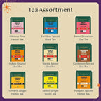 VAHDAM, Limited Edition Halloween Tea Gift Basket | 9 Premium Variety Pyramid Tea Bags | Halloween Gifts for Women, Men and Adults I Tea Gift Set