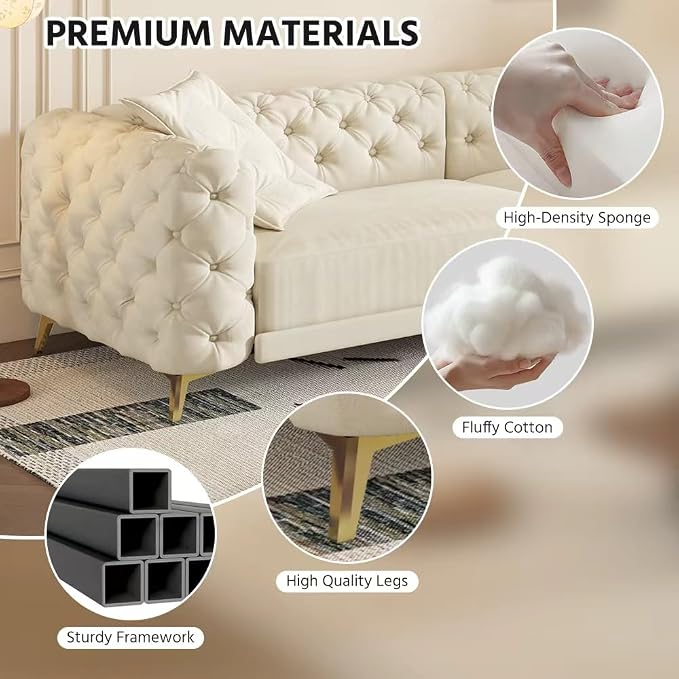 97.7" Convertible Queen Sleeper Sofa - Image 7