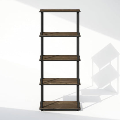 Furinno Turn-N-Tube Book Shelf, 5-Tier Bookshelf, Bookcase - Image 6