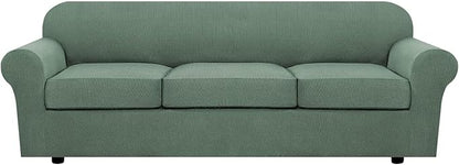H.VERSAILTEX 4 Piece Stretch Sofa Covers by HVERSAILTEX