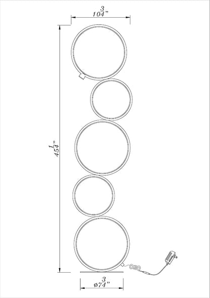 SomSom Modern LED Floor Lamp - Image 2