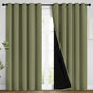 Yakamok 100% Blackout Curtains, Noise Reduction and Privacy Curtains by Yakamok