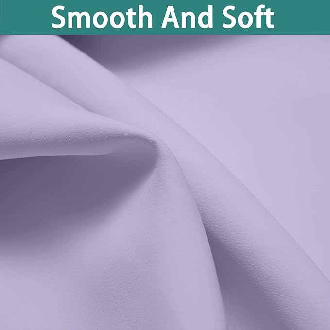 Yakamok Lilac 100% Blackout Curtains 84 Inches Long - Image 7