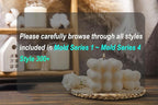 【300+ Design Optional】 Cow Head Shape Freshie Mold, Silicone Epoxy Resin Molds for Car Freshies, Aroma Beads, Soap Mould, Candle Mould, Pendant Mould-Oven Safe
