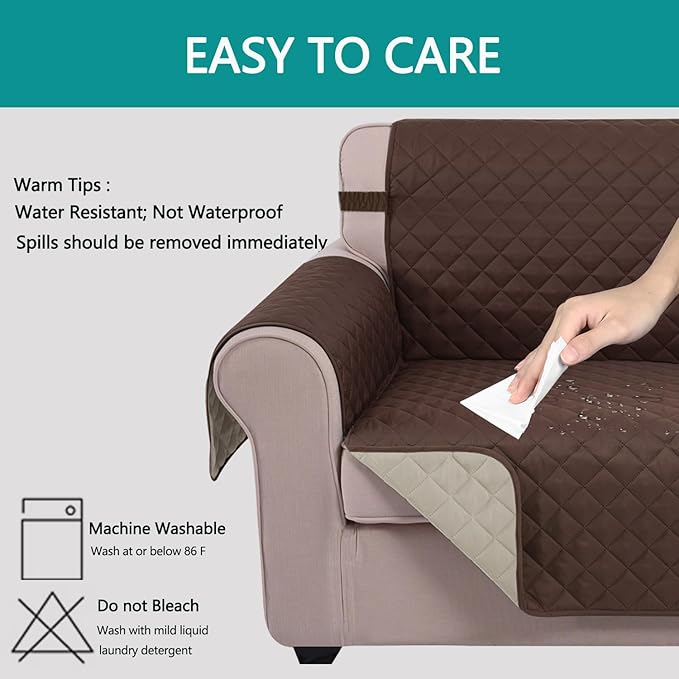 U-NICE HOME Loveseat Sofa Cover - Image 5