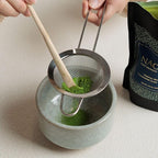 Naoki Matcha Large Stainless Steel Matcha Tea Sifter with Handle Matcha Set - Eliminate Clumps In Your Matcha Powder For Tastier Tea and Lattes