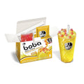 J WAY Instant Passionfruit Pineapple Green Tea Kit with Authentic Fruity Colorful Tapioca Boba, Ready in Under One Minute, Paper Straws Included - 6 Servings