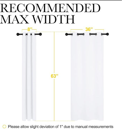 NICETOWN White Window Curtain Panels - Image 6