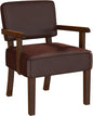FAGAGA Accent Chair, PU Leather Living Room Chairs Oversized by FAGAGA