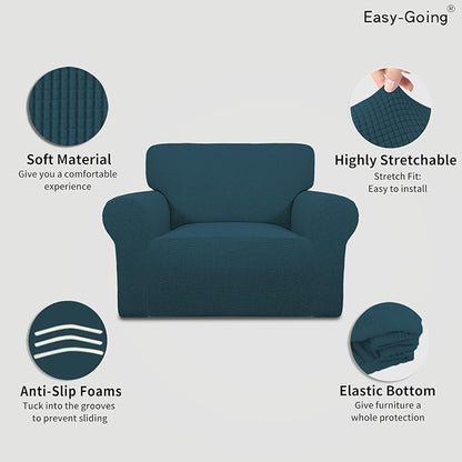 Easy-Going Stretch Oversized Chair Slipcover - Image 3