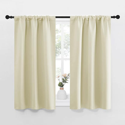 NICETOWN Kitchen Curtains, Short Blackout Curtains & Drapes, Small Window by NICETOWN
