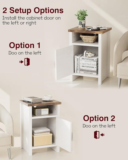 YESHOMY Farmhouse Modern Nightstand - Image 5