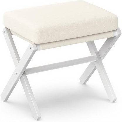 BAMBOOHOMIE Foldable Foot Stool Ottoman, Modern Foot Rest by BAMBOOHOMIE