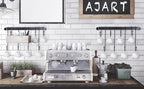AJART Coffee Cup Holder Wall-Mounted: Hanging Coffee Mug Wall Rack - 23 Inch Coffee Cup Rack Storage Organizer