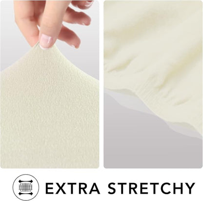 PureFit Super Stretch Chair Covers Fleece Couch Covers - Image 3