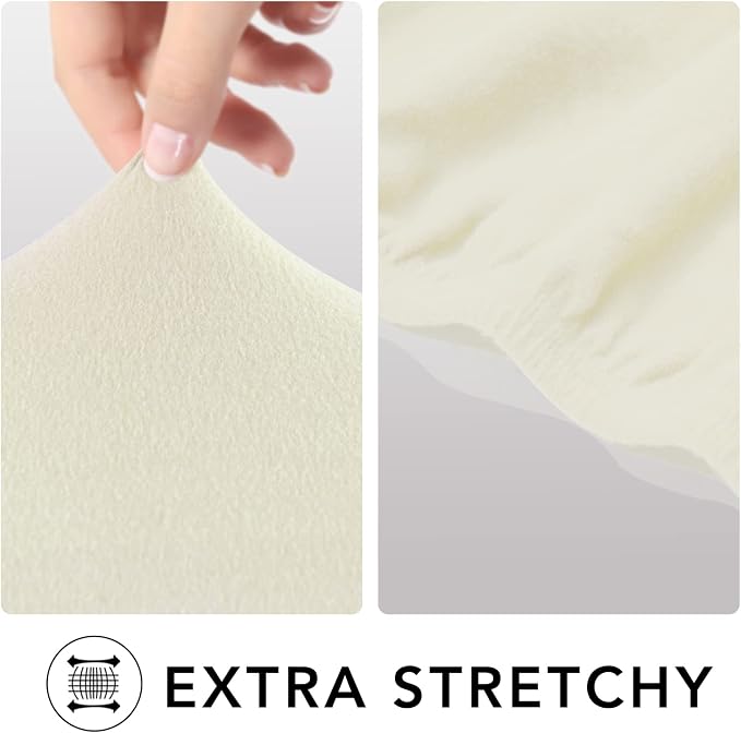 PureFit Stretch Loveseat Covers Fleece Couch Covers - Image 3