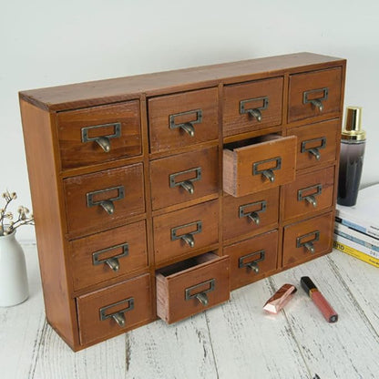 16 Drawers Apothecary Cabinet - Image 4