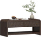 Oak&Sparrow 48'' Boho Coffee Table, Thickened Arc-Shaped Design by OakSparrow