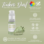 Bakell - Olive Green Tinker Dust (4g, 1x Mini Spray Pump) Edible Glitter for Food, Desserts, and Beverages!