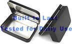 Small Metal Box With Lid-Cookie Tins Metal Tins With Lids Lens Wipes Storage Container Mini Portable Box,Empty Hinged Tin,For Organize Mint Candy Jar,Sewing Tools,DIY Gift Boxes(Black 20 Pcs)