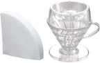 Hario V60 Drip-Assist Set, Size 02, Clear