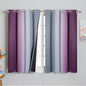 Purple and Grey Ombre Blackout Curtains by ESTELARTEXTILER