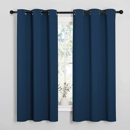 NICETOWN Moroccan Blue Room Darkening Curtains by NICETOWN