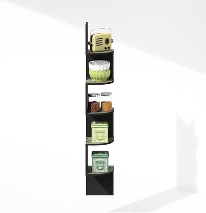 Furinno Rossi 5-Tier Floating Corner Shelf - Image 4