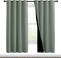 NICETOWN 100% Blackout Window Curtain Panels, Full Light Blocking Drapes by NICETOWN