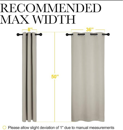 NICETOWN Kitchen Curtains for Decoration, Thermal Insulated Grommet Room - Image 7