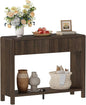FATORRI Console Entryway Table, Narrow Wooden Sofa Table by FATORRI