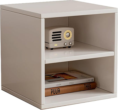 Versatile wooden storage cabinet, space-saving modular organizer by Unknown