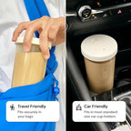 Dodoko Reusable 24 oz Boba Cup and Straw - White