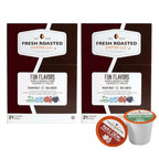 Fresh Roasted Coffee, Fun Flavors, Flavored Coffee Pod Variety Pack, K-Cup Compatible, 48 Count